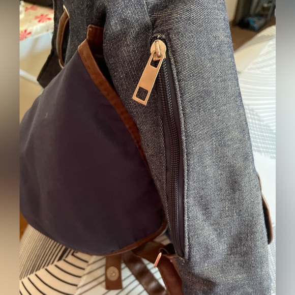 Denim/Lace Backpack - Picture 5 of 5